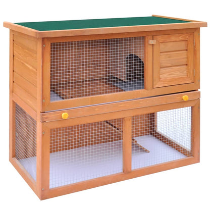 Casa De Animales Pequeños Jaula Conejera 1 Puerta Madera