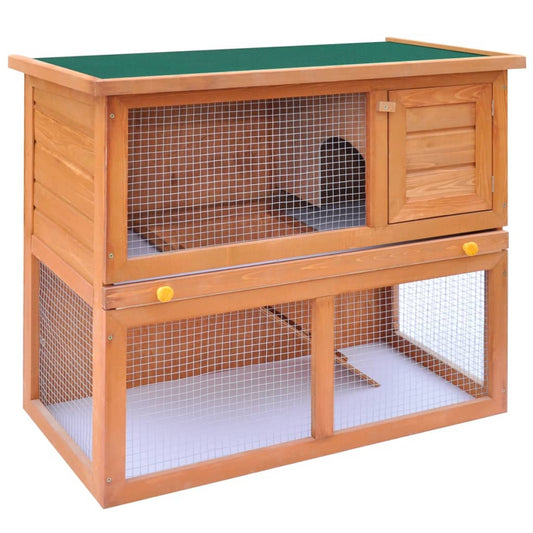 Casa De Animales Pequeños Jaula Conejera 1 Puerta Madera