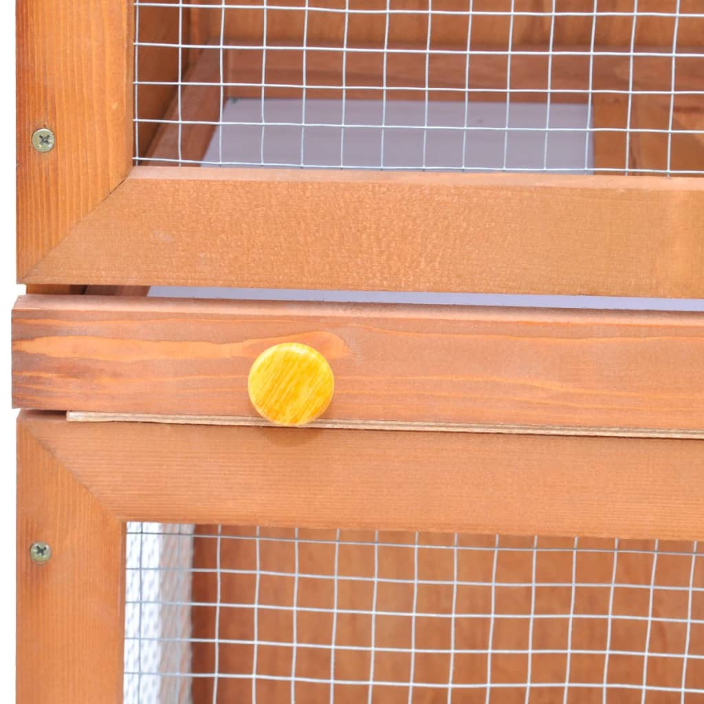 Casa De Animales Pequeños Jaula Conejera 1 Puerta Madera
