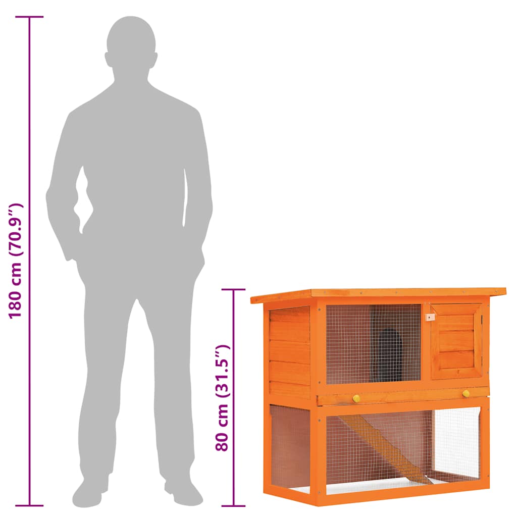 Casa De Animales Pequeños Jaula Conejera 1 Puerta Madera