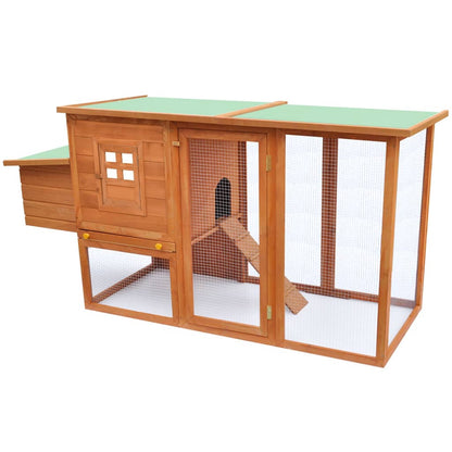Gallinero De Madera Con 1 Jaula Para Huevos