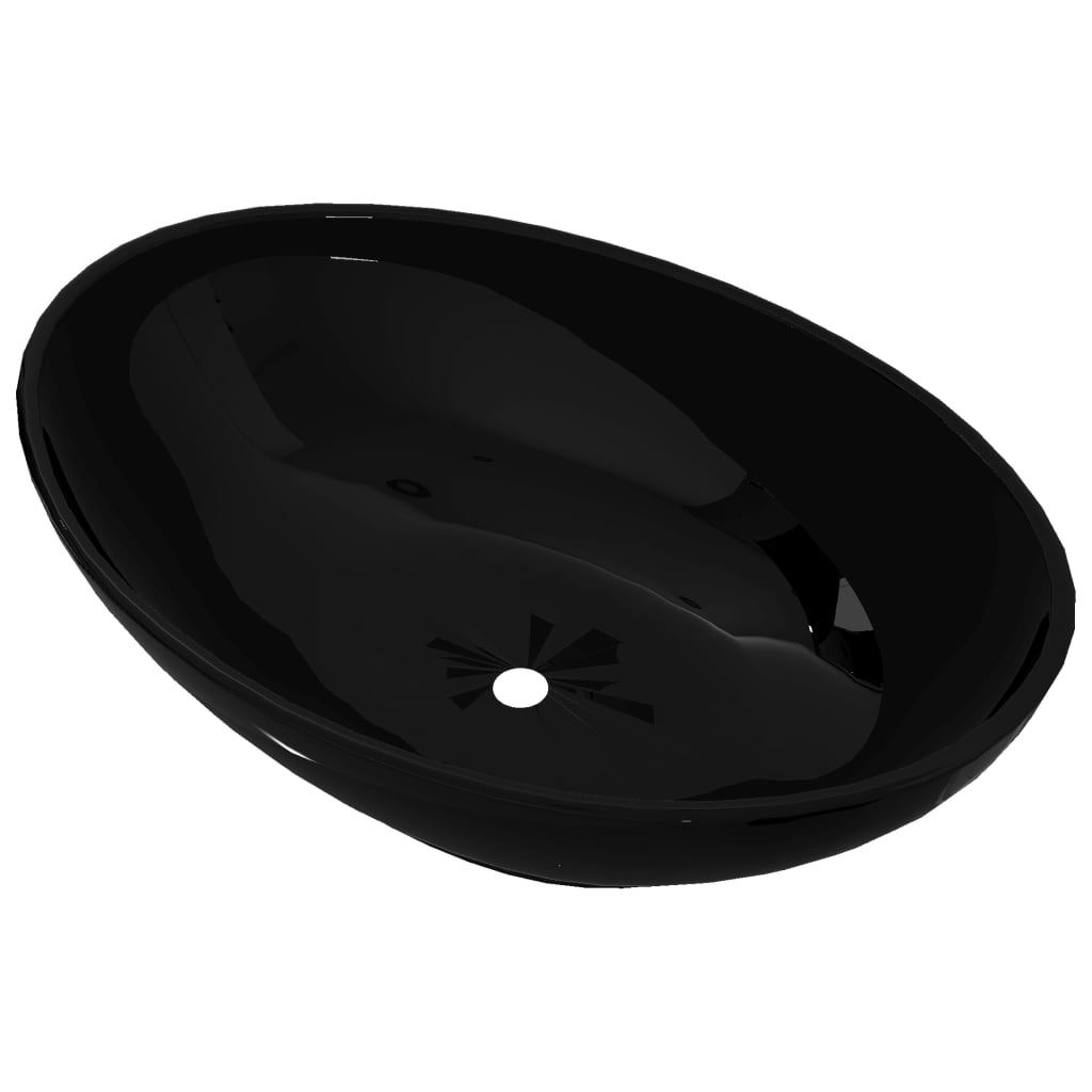 Lavabo Ovalado De Cerámica 40X33 Cm