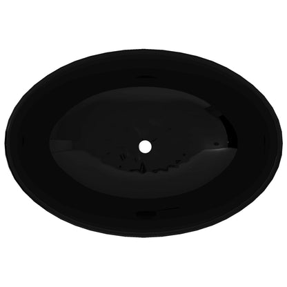 Lavabo Ovalado De Cerámica 40X33 Cm