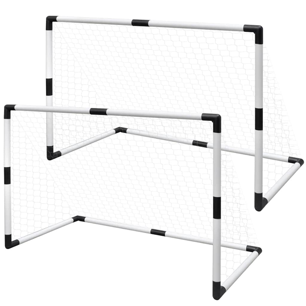 Mini Porterías De Fútbol 2 Unidades 91,5X48X61 Cm
