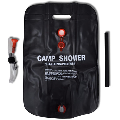 Ducha De Camping Solar Al Aire Libre 2 Piezas
