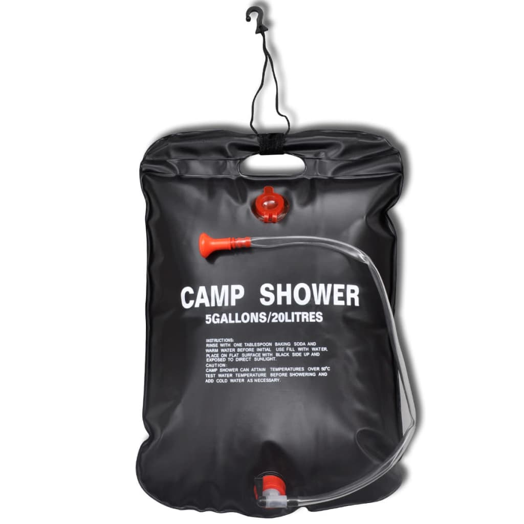 Ducha De Camping Solar Al Aire Libre 2 Piezas