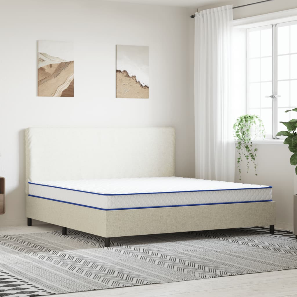 Colchón De Espuma Viscoelástica Blanca 90X190X17 Cm Suave