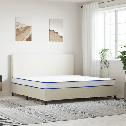 Colchón De Espuma Viscoelástica Blanca 90X190X17 Cm Suave