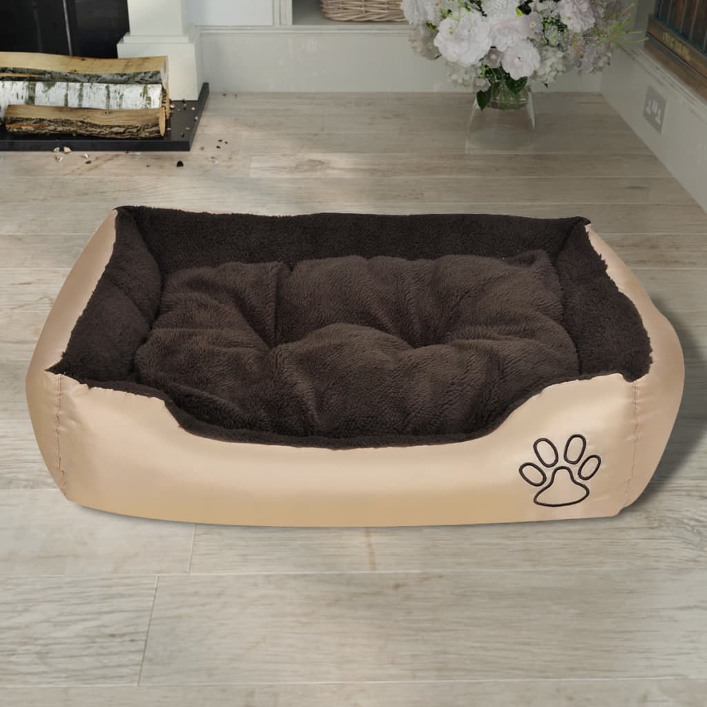 Vida Cama Para Perro Con Cojín Acolchado Talla