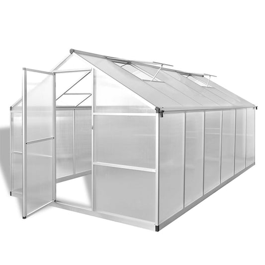 Invernadero De Aluminio Reforzado Con Estructura Base 9,025 M²