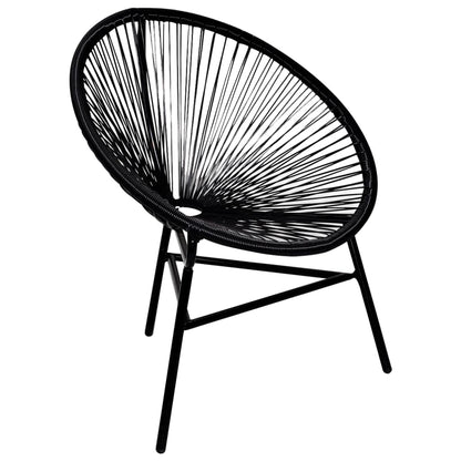 Silla Redonda De Cuerdas De Jardín Ratán Sintético
