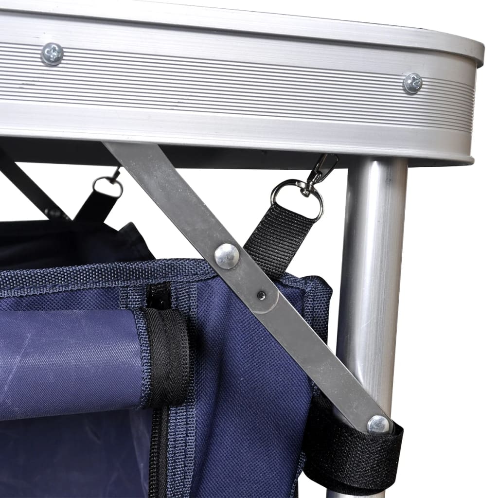 Armario De Camping Plegable Con Estructura De Aluminio