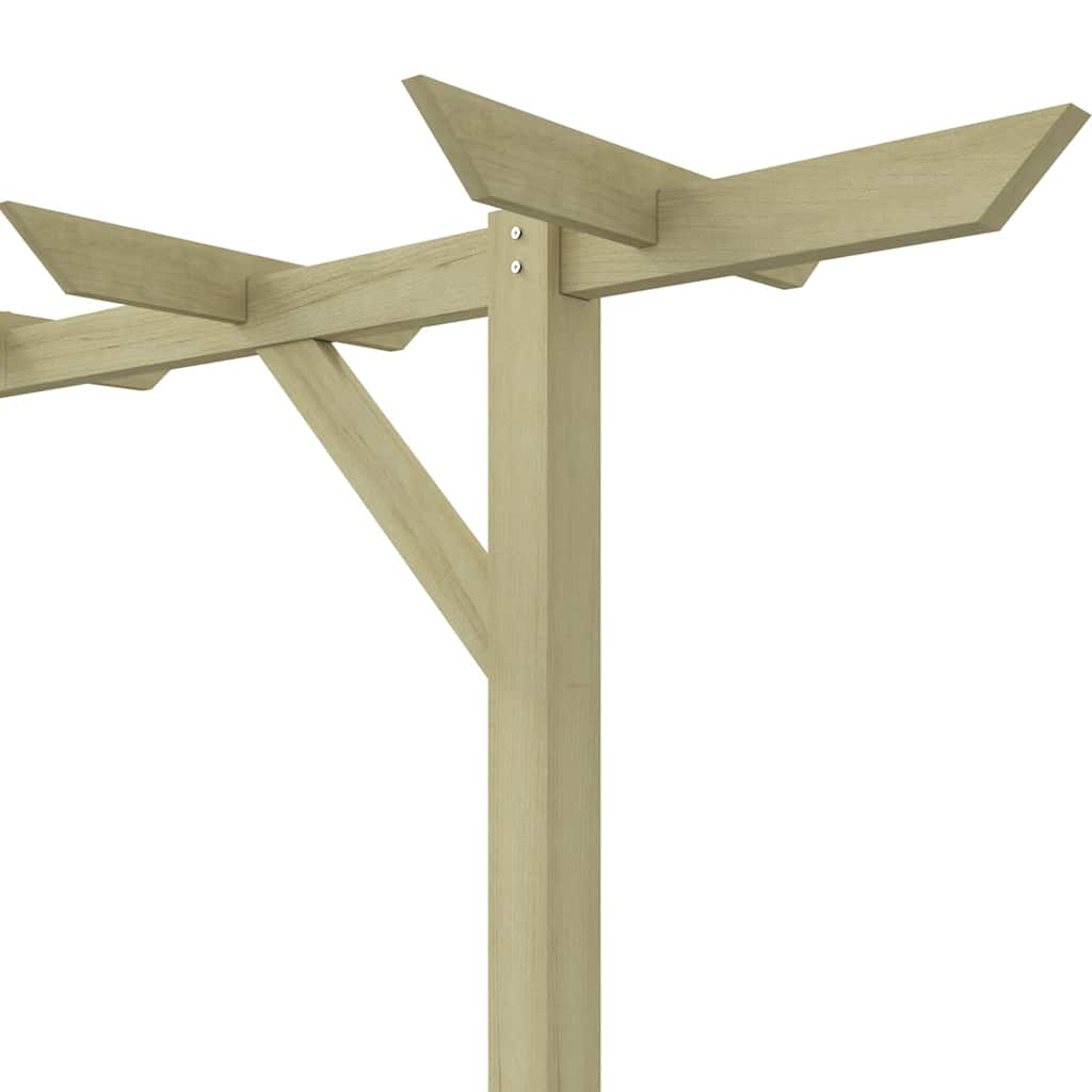 Pérgola De Jardín De Madera 205X40X203 Cm