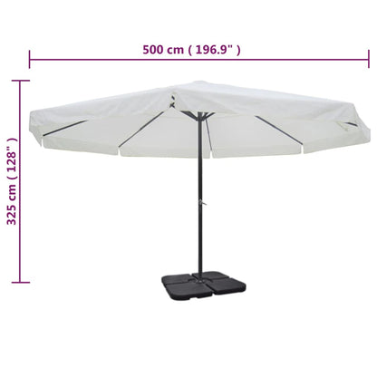 Sombrilla De Jardín Portátil Aluminio