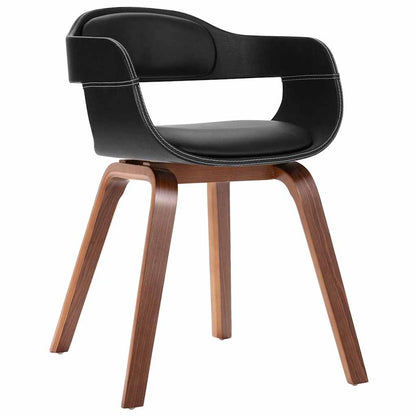 Silla De Comedor De Madera Curvada Y Tela Gris