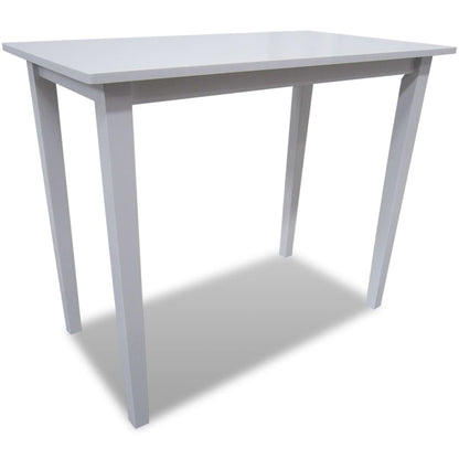 Mesa Alta De Madera Blanca