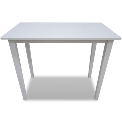 Mesa Alta De Madera Blanca