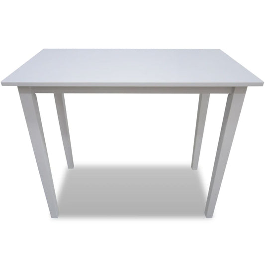 Mesa Alta De Madera Blanca