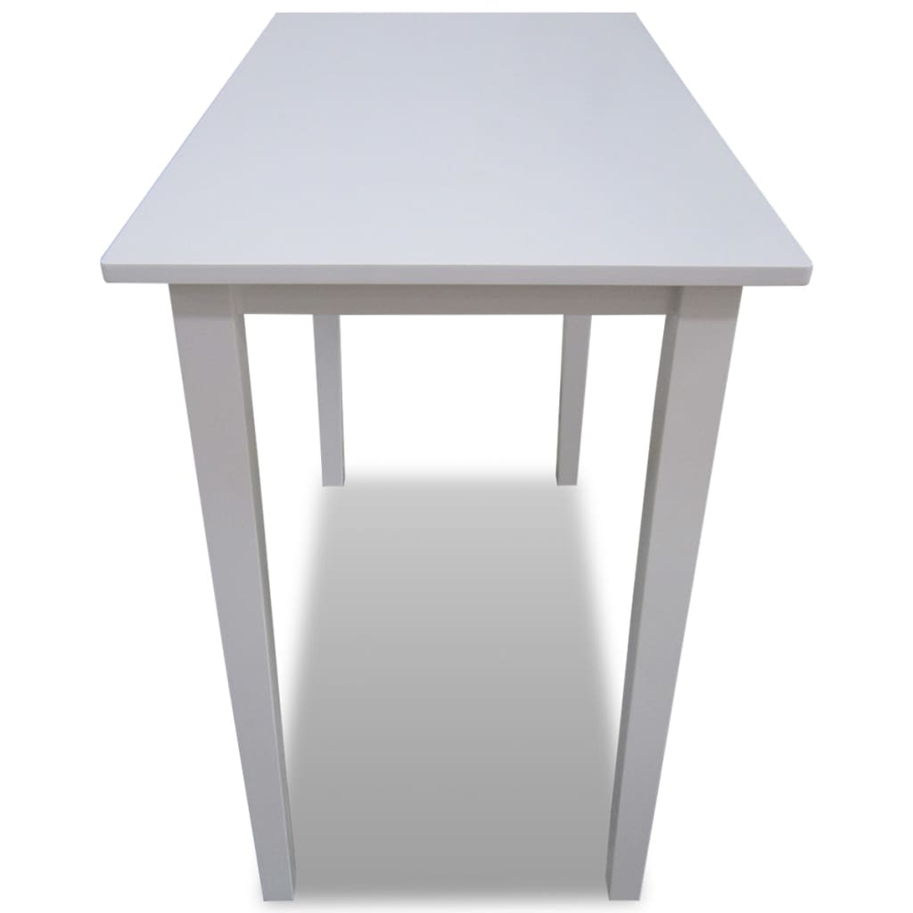 Mesa Alta De Madera Blanca