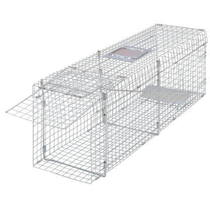 Trampa Para Animales 64,5X25X26,5 Cm Hierro Galvanizado
