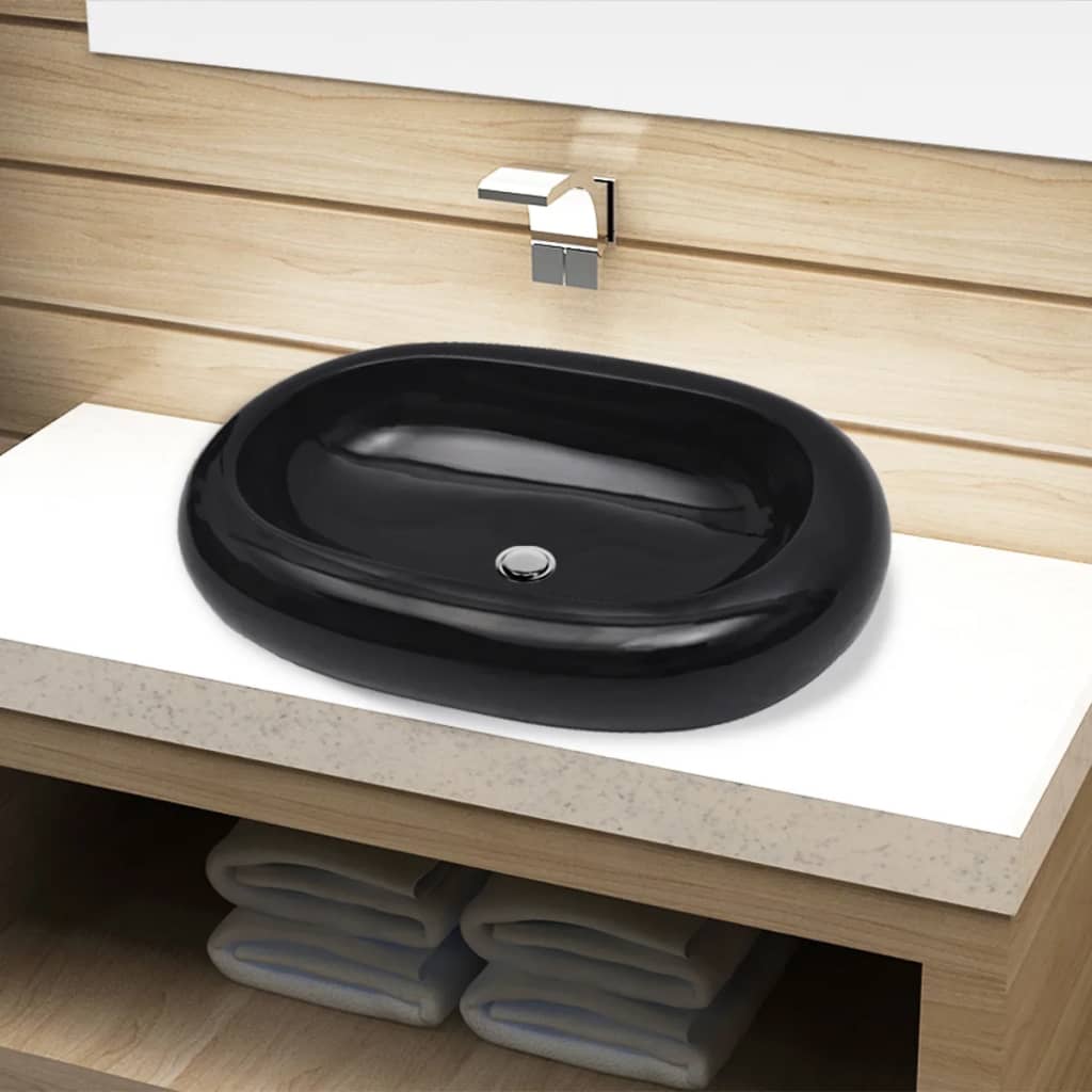 Lavabo De Cerámica Ovalado