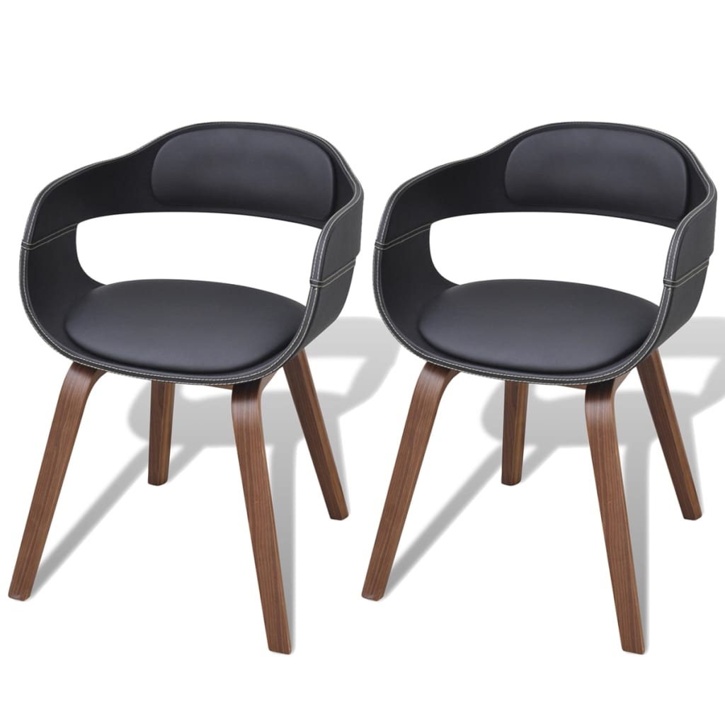 Silla De Comedor De Madera Curvada Y Tela Gris