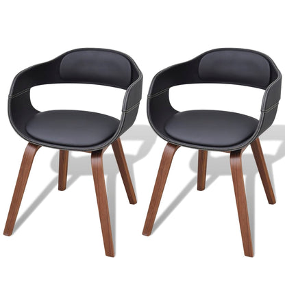 Silla De Comedor De Madera Curvada Y Tela Gris