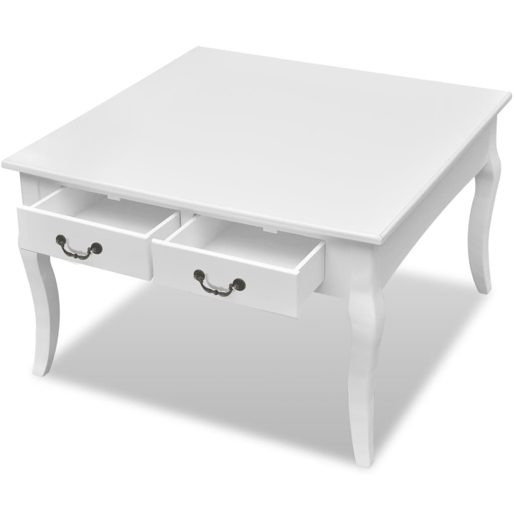 Mesa De Centro Con 4 Cajones