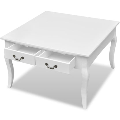 Mesa De Centro Con 4 Cajones