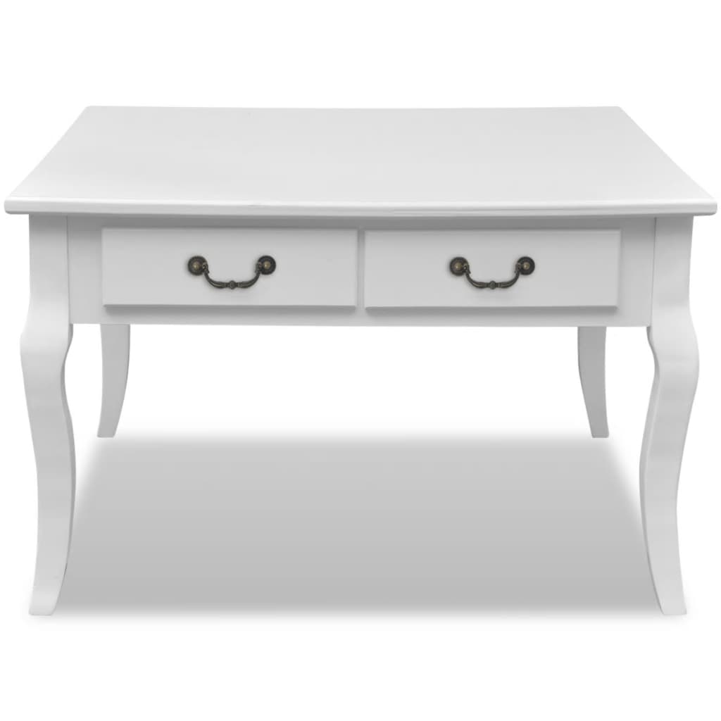 Mesa De Centro Con 4 Cajones