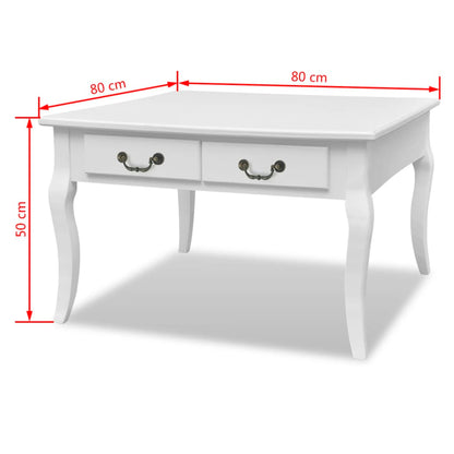 Mesa De Centro Con 4 Cajones
