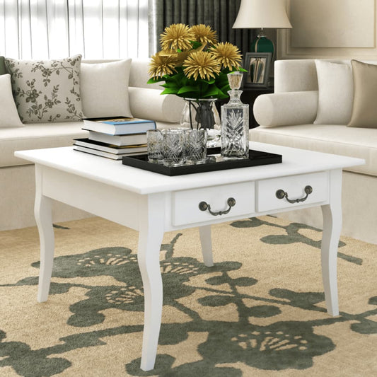 Mesa De Centro Con 4 Cajones
