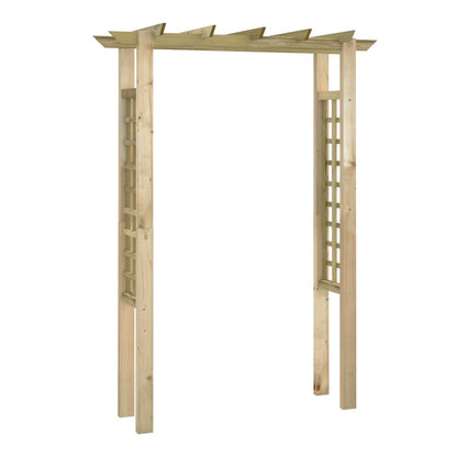 Pérgola/Arco De Rosas Madera Impregnada 150X60X204 Cm