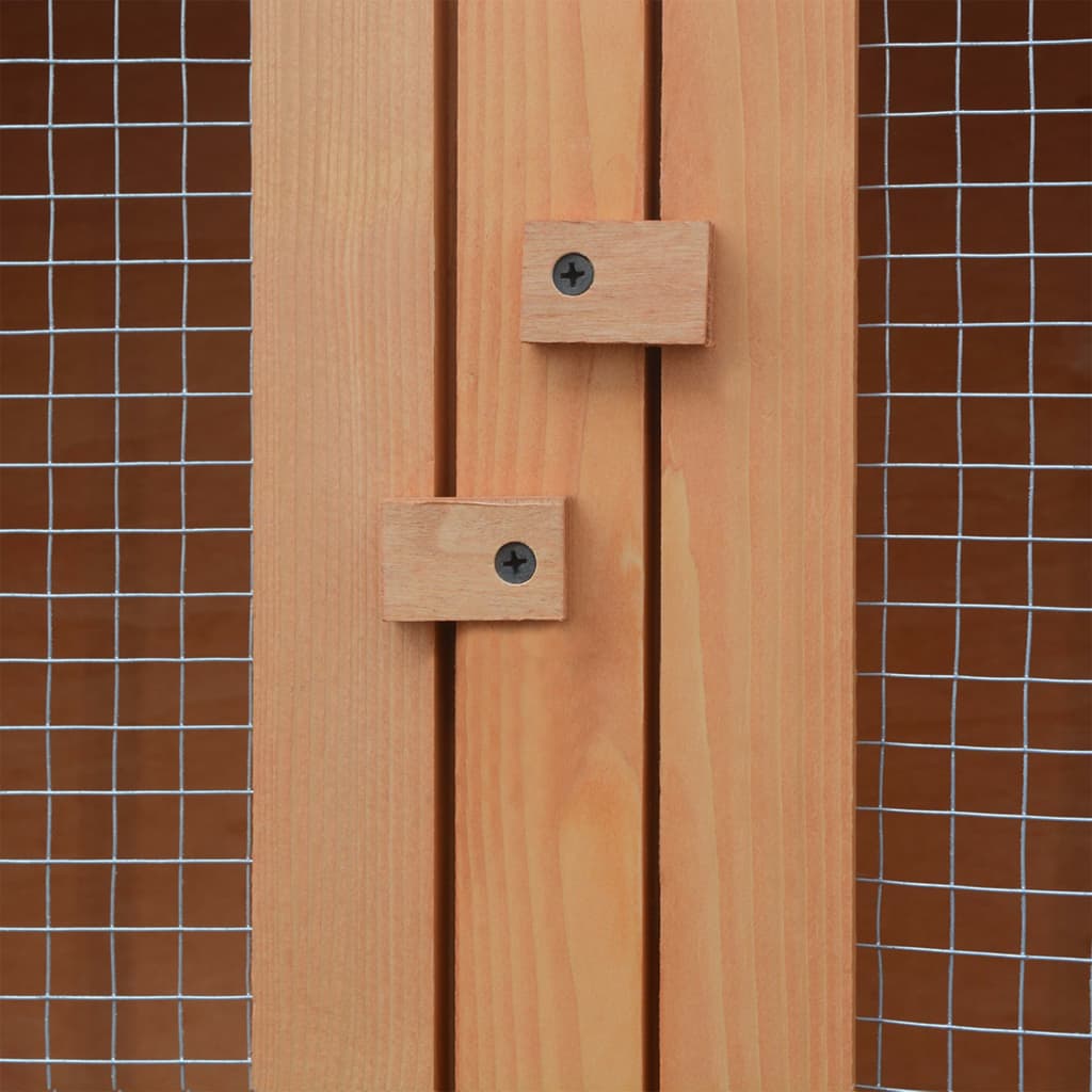 Jaula De Animales Conejera 6 Habitaciones Madera