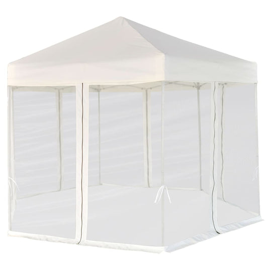 Carpa Desplegable Hexagonal 6 Paredes Blanco 3,6X3,1M