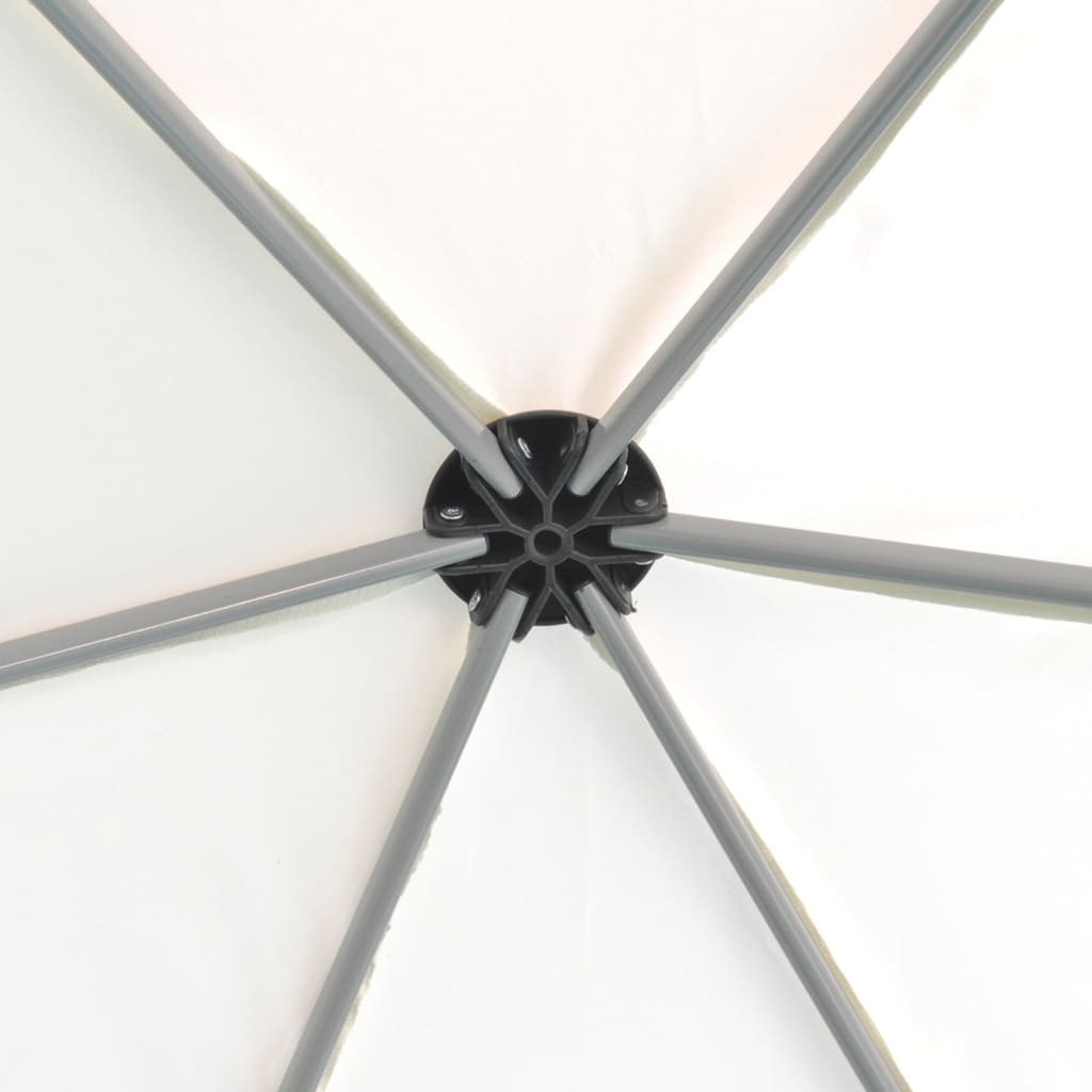 Carpa Desplegable Hexagonal 6 Paredes Blanco 3,6X3,1M