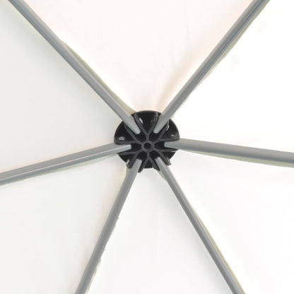 Carpa Desplegable Hexagonal 6 Paredes Blanco 3,6X3,1M