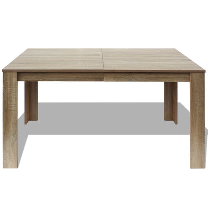 Mesa De Comedor Color Roble 140X80X75 Cm