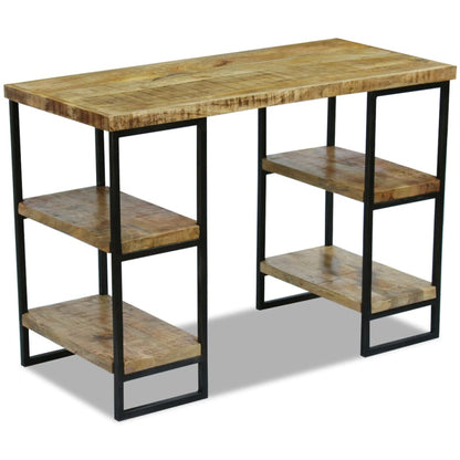 Escritorio De Oficina Madera De Mango 110X50X76 Cm