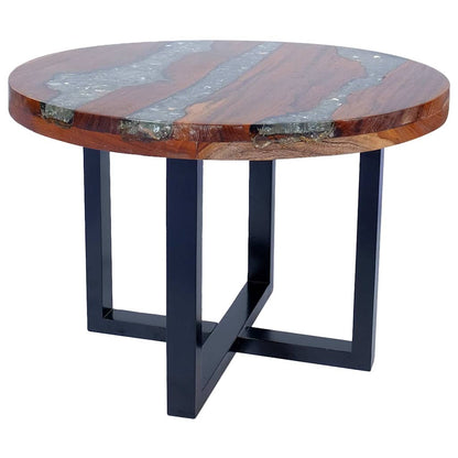 Mesa De Centro De Resina De Teca 60 Cm