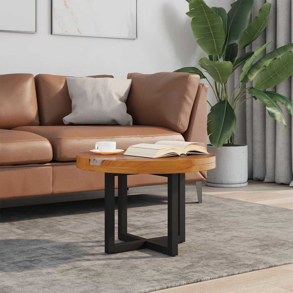 Mesa De Centro De Resina De Teca 60 Cm