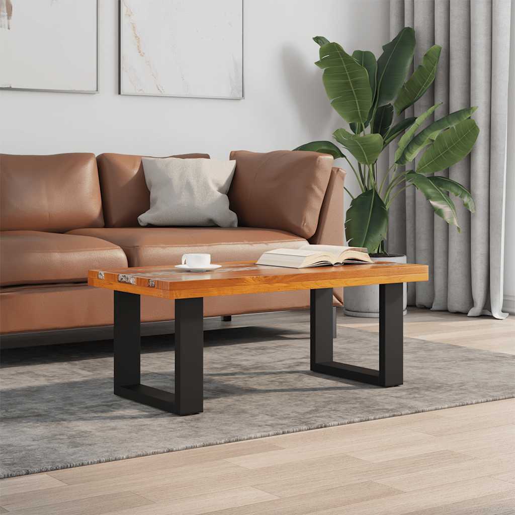 Mesa De Centro De Resina De Teca 60 Cm