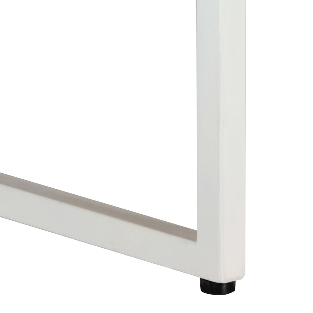 Mesa De Centro De Madera Maciza De Mango 110X110X36 Cm