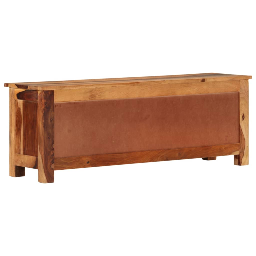 Mueble De Tv Madera Maciza 110X30X40 Cm