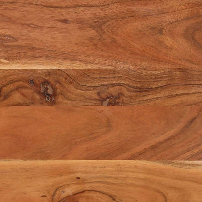 Mueble De Tv Madera Maciza 110X30X40 Cm