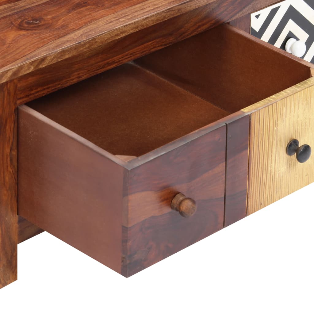 Mesa De Centro De Madera Maciza De Acacia