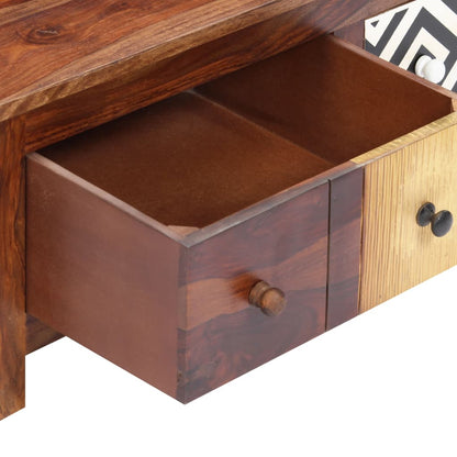 Mesa De Centro De Madera Maciza De Acacia