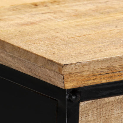 Mesa Escritorio Madera Maciza De Mango 110X50X76 Cm