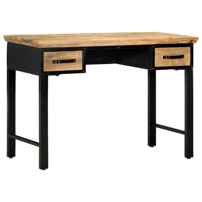 Mesa Escritorio Madera Maciza De Mango 110X50X76 Cm