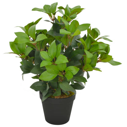 Planta Artificial Árbol De Laurel Con Macetero 120 Cm Verde
